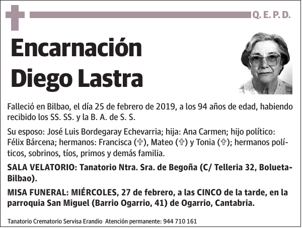 Encarnación Diego Lastra