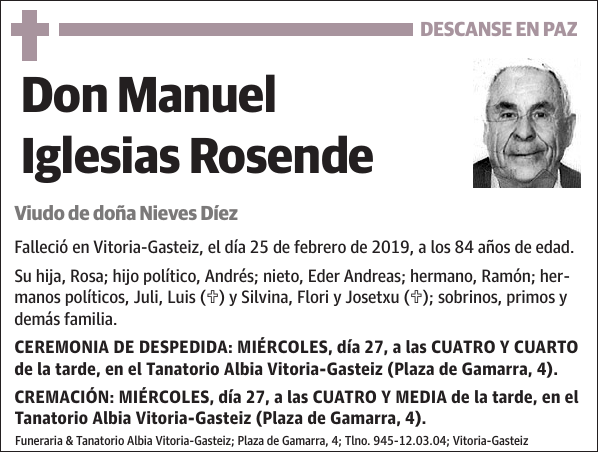 Manuel Iglesias Rosende