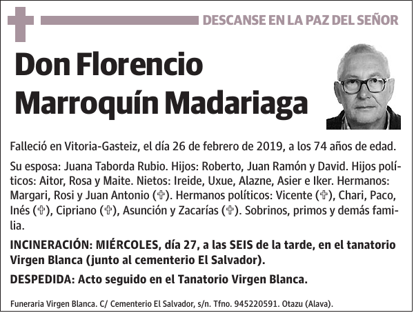 Florencio Marroquín Madariaga