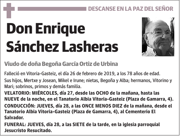 Enrique Sánchez Lasheras