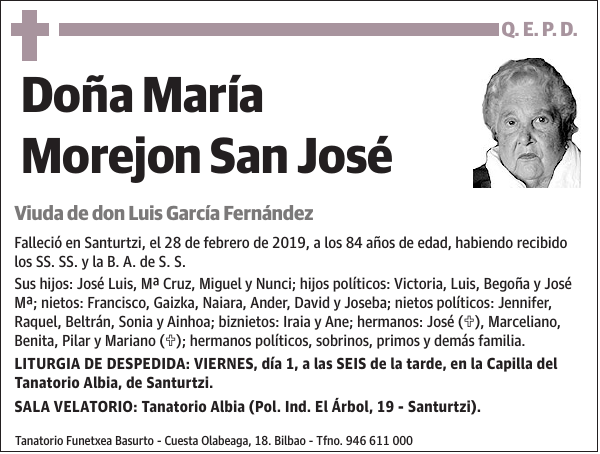 María Morejon San José