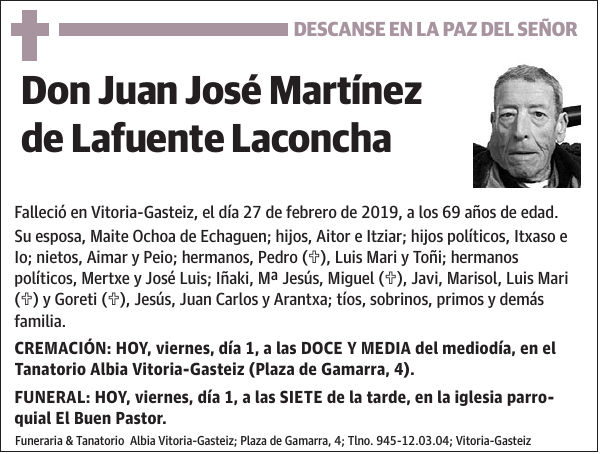 Juan José Martínez de Lafuente Laconcha