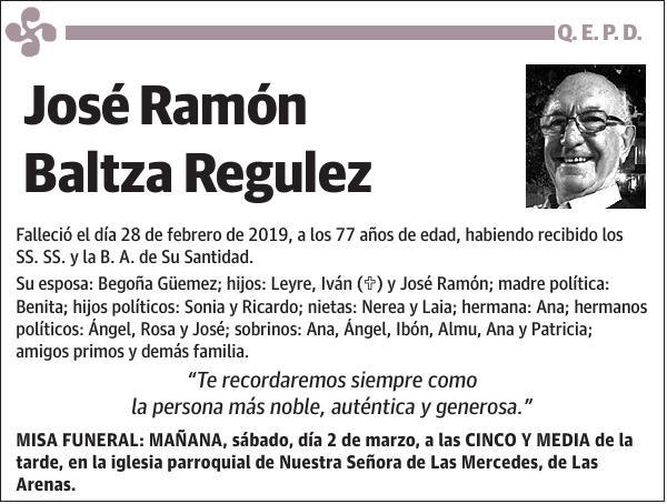 José Ramón Baltza Regulez