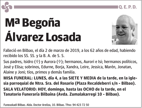 Mª Begoña Álvarez Losada