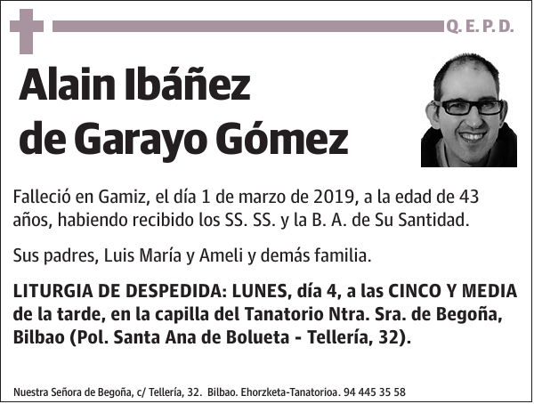 Alain Ibáñez de Garayo Gómez