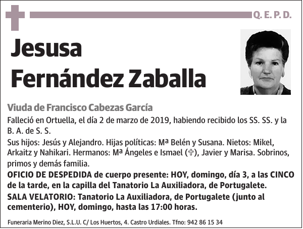 Jesusa Fernández Zaballa