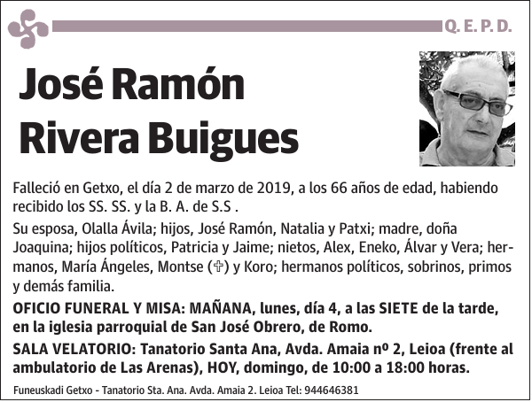 José Ramón Rivera Buigues