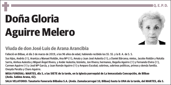 Gloria Aguirre Melero