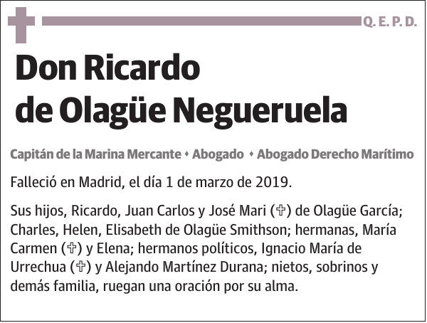 Ricardo de Olagüe Negueruela