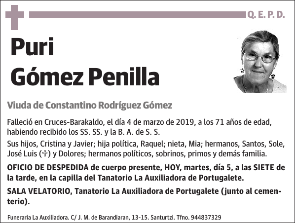 Puri Gómez Penilla