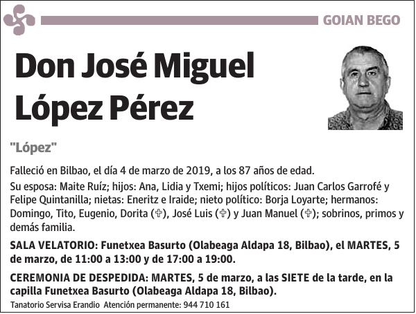 José Miguel López Pérez