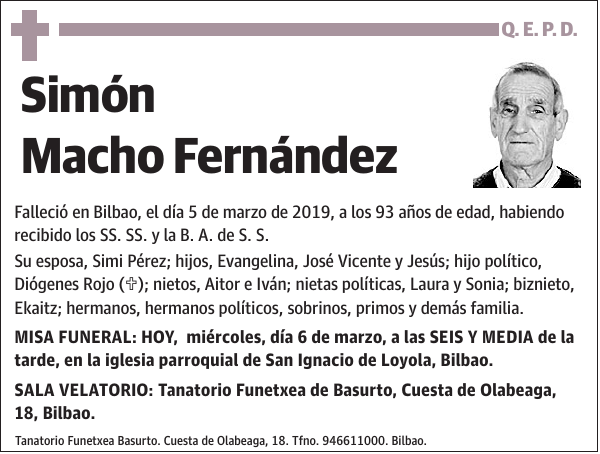 Simón Macho Fernández