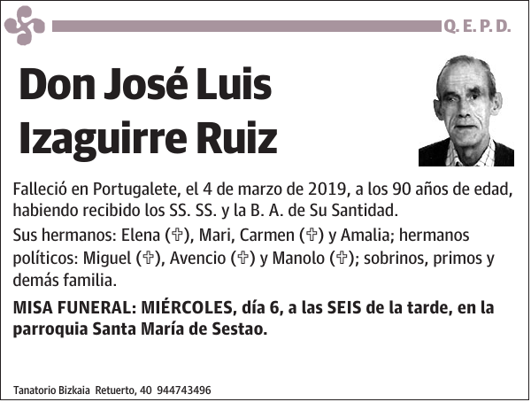 José Luis Izaguirre Ruiz