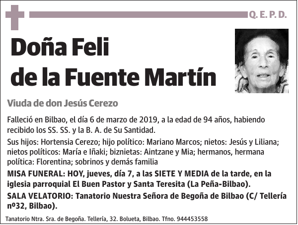 Feli de la Fuente Martín