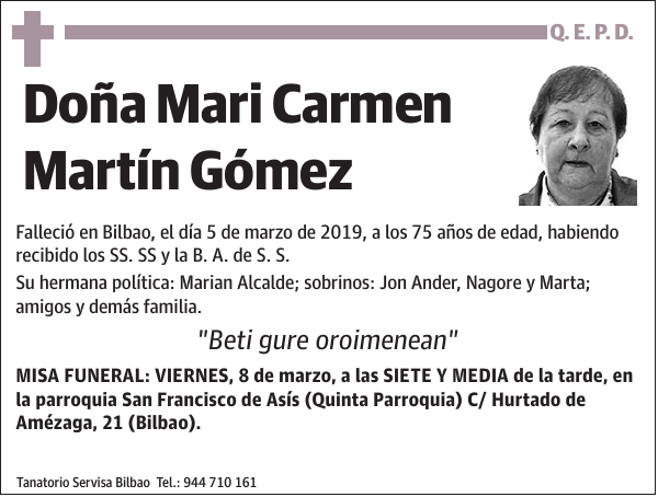 Mari Carmen Martín Gómez