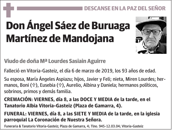 Ángel Sáez de Buruaga Martínez de Mandojana