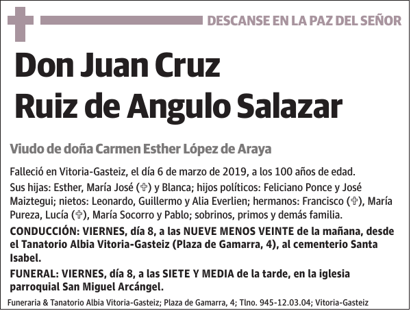 Juan Cruz Ruiz de Angulo Salazar