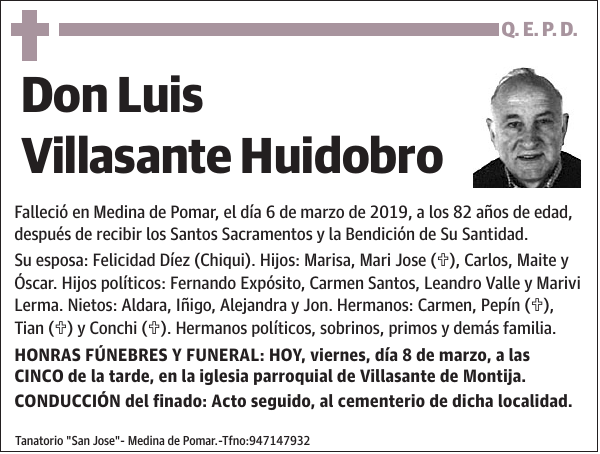 Luis Villasante Huidobro