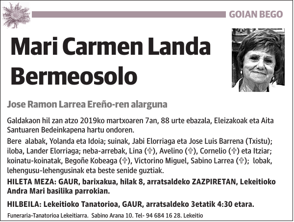 Mari Carmen Landa Bermeosolo