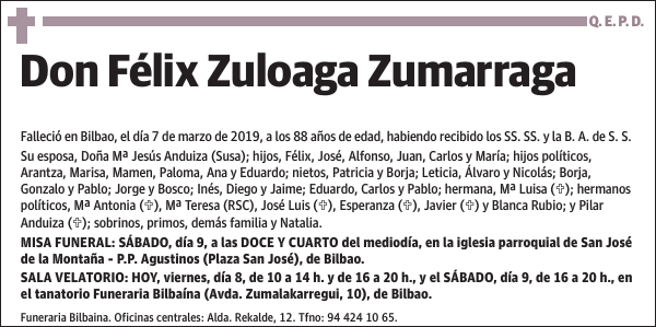 Félix Zuloaga Zumarraga