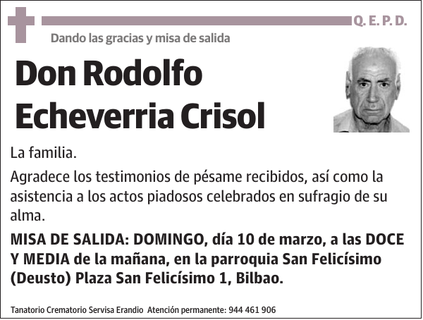 Rodolfo Echeverria Crisol