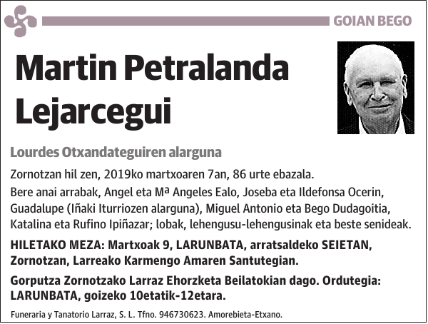 Martin Petralanda Lejarcegui