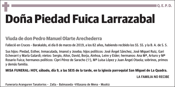 Piedad Fuica Larrazabal
