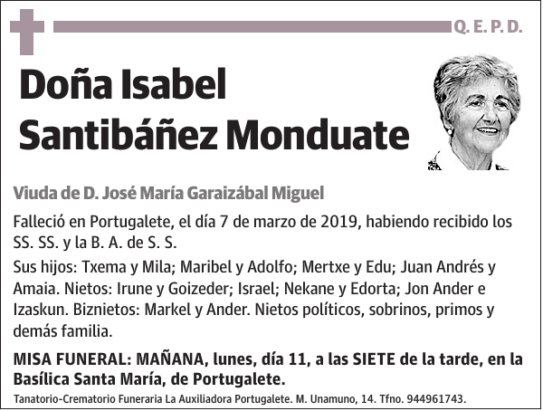 Isabel Santibáñez Monduate