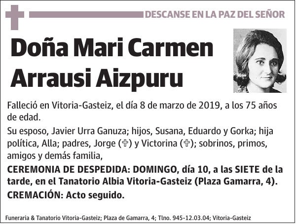 Mari Carmen Arrausi Aizpuru