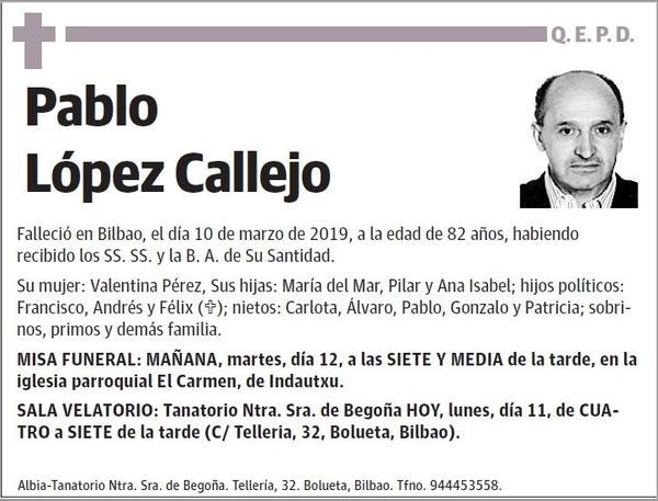 Pablo López Callejo