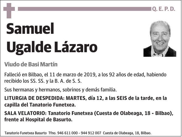 Samuel Ugalde Lázaro