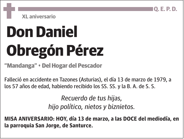 Daniel Obregón Pérez