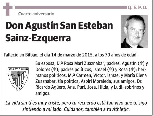 Agustín San Esteban Sainz-Ezquerra