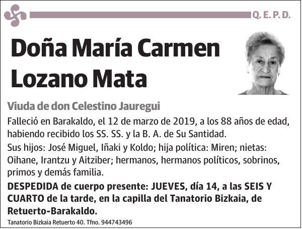 María Carmen Lozano Mata