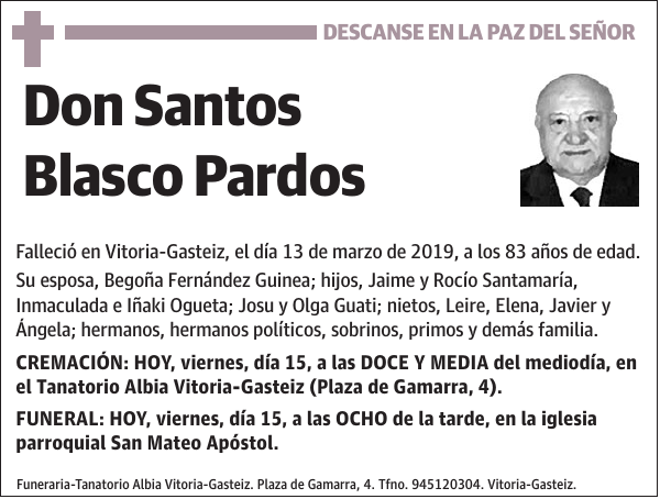 Santos Blasco Pardos