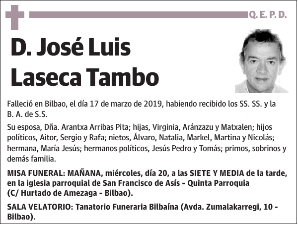 José Luis Laseca Tambo