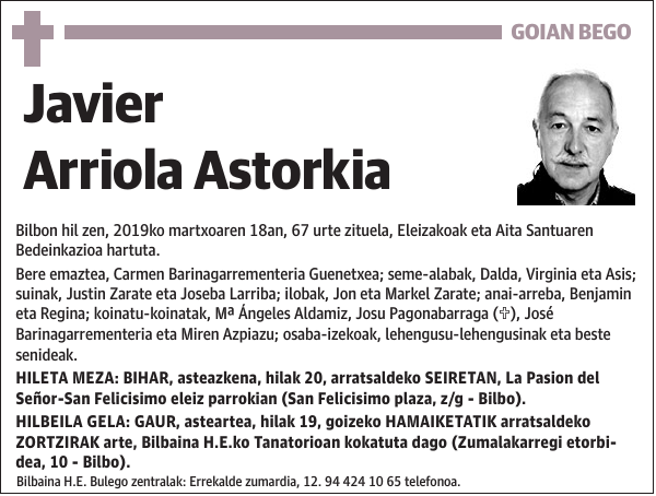 Javier Arriola Astorkia