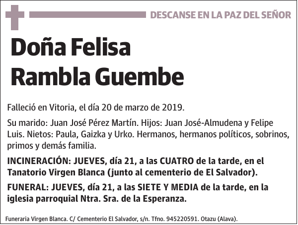 Felisa Rambla Guembe