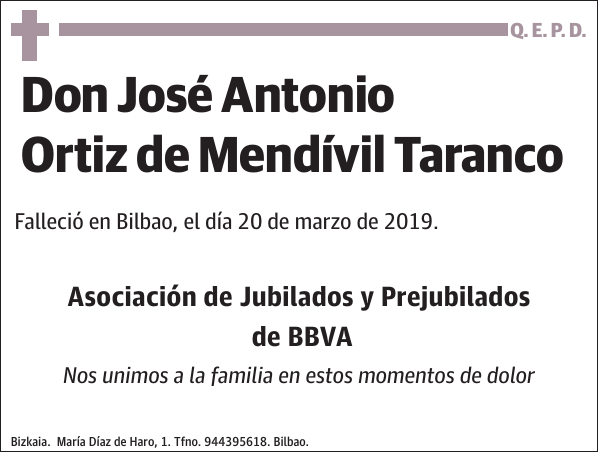 José Antonio Ortiz de Mendívil Taranco