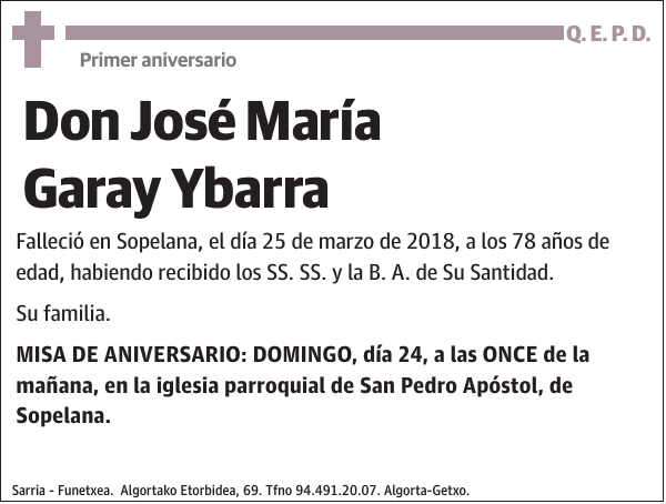 José María Garay Ybarra