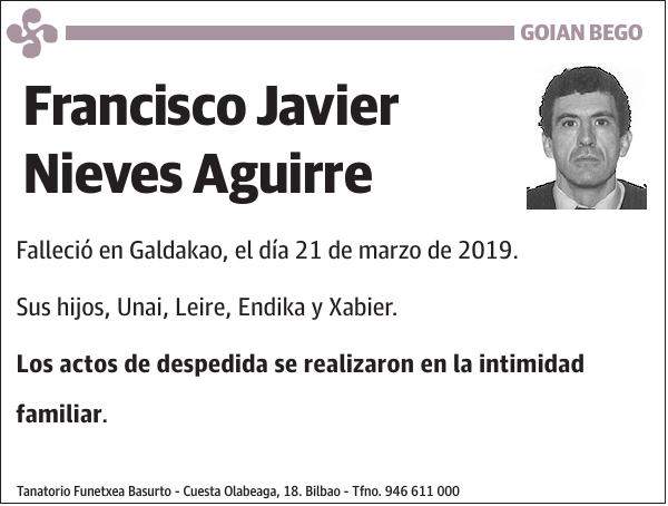 Francisco Javier Nieves Aguirre