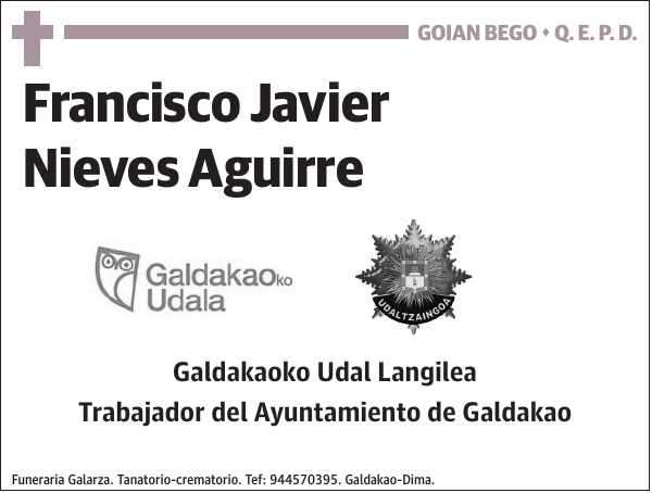 Francisco Javier Nieves Aguirre