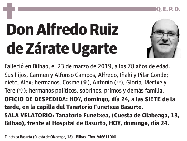 Alfredo Ruiz de Zárate Ugarte