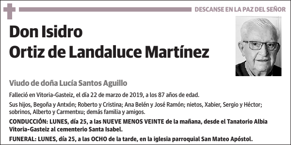 Isidro Ortiz de Landaluce Martínez