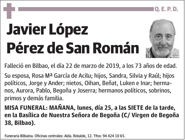 Javier López Pérez de San Román