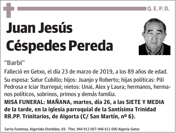 Juan Jesús Céspedes Pereda