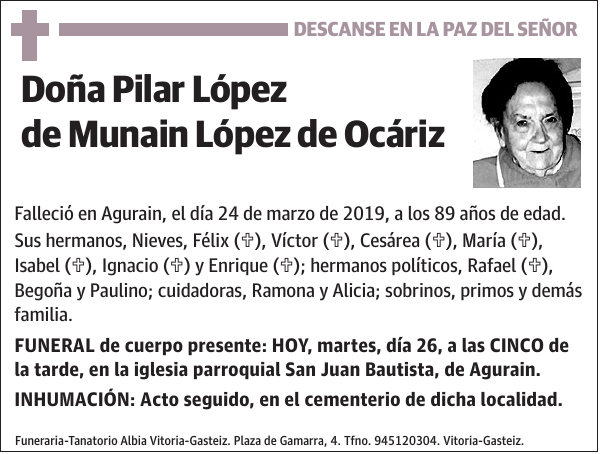 Pilar López de Munain López de Ocáriz