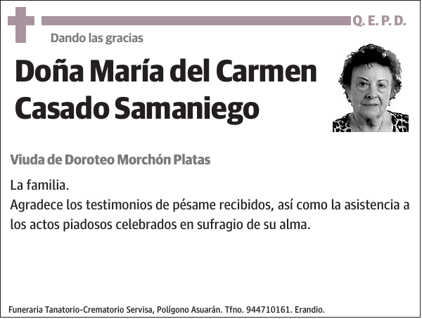 María del Carmen Casado Samaniego