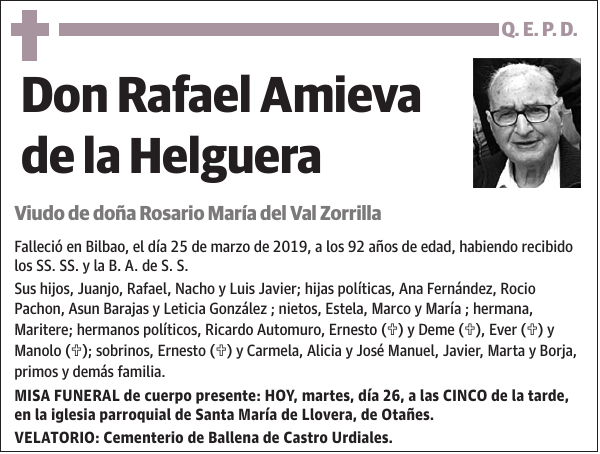 Rafael Amieva de la Helguera