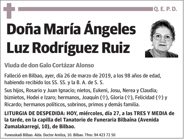 María Ángeles Luz Rodríguez Ruiz